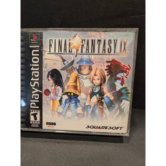 Final Fantasy IX PlayStation Video Game 4-Disc RPG Classic - Picture 1 of 3